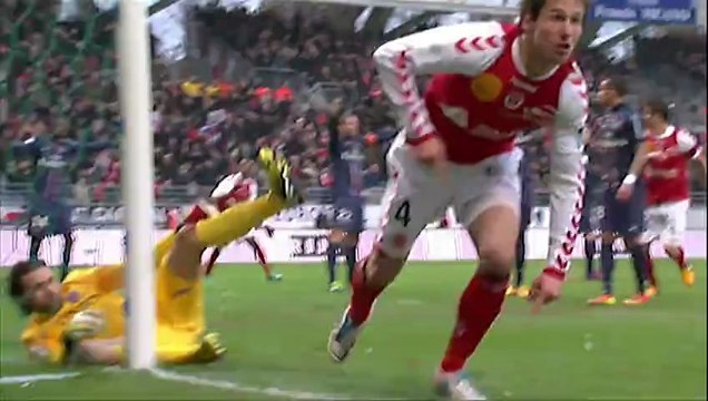 Stade de Reims (SdR) - Paris Saint-Germain (PSG) Le résumé du match (27ème journée) - saison 2012/2013