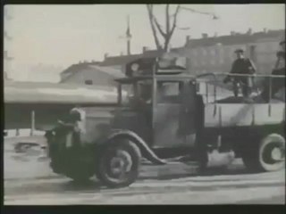 Snöröjning 1944-46 i Stockholms Stad