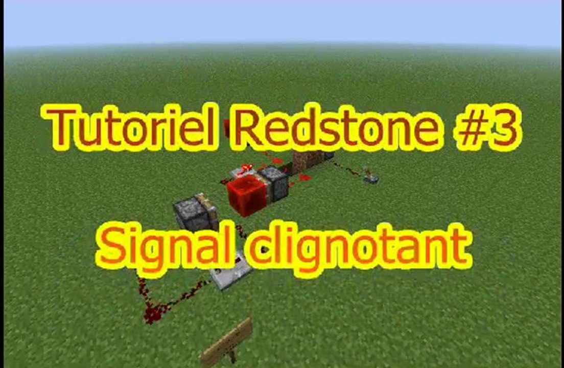 Tutoriel Redstone #3 - Signal clignotant infini