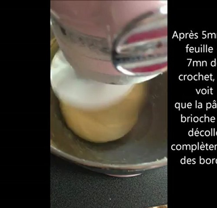 Brioche CAP : pétrissage au robot