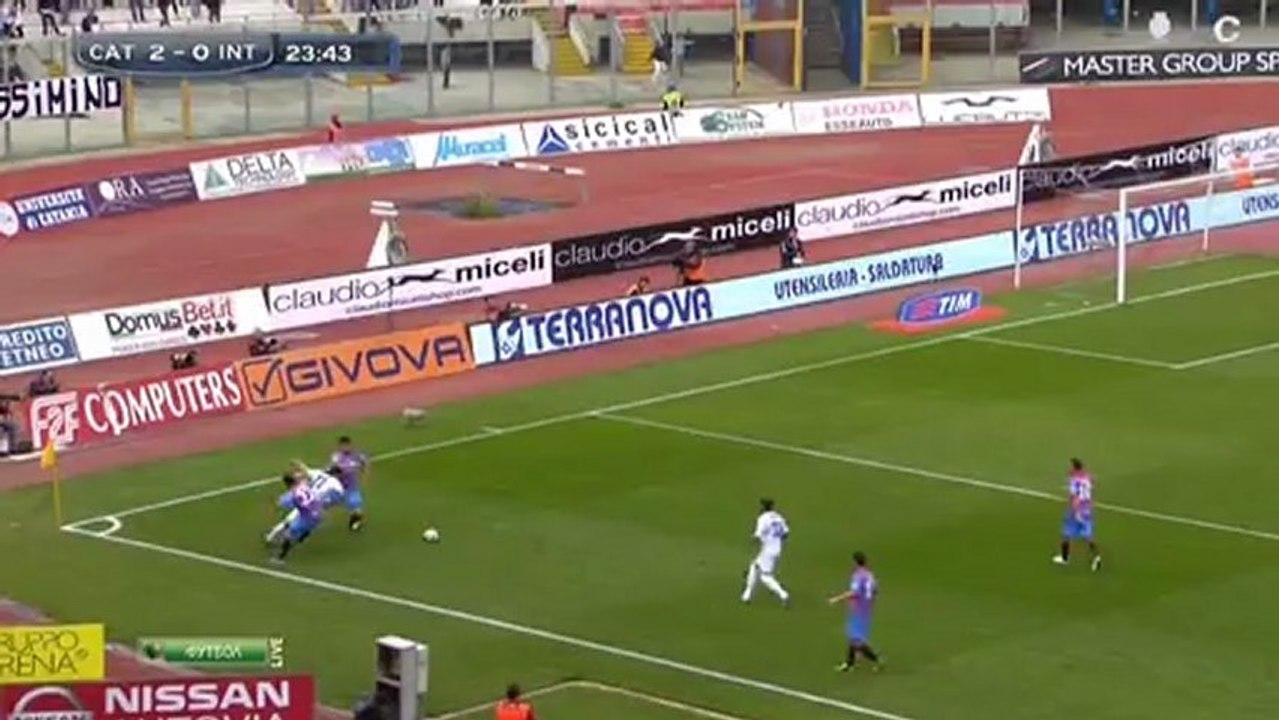 Катания - Интер 1 тайм