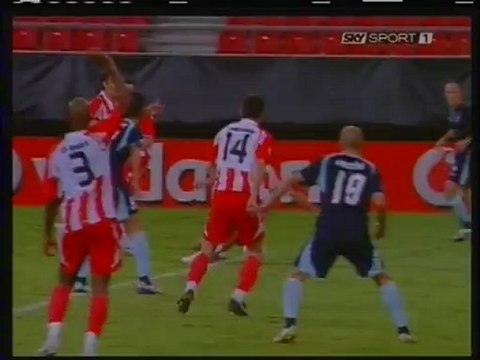2007 (September 18) Olympiakos (Greece) 1-Lazio (Italy) 1 (Champions League)