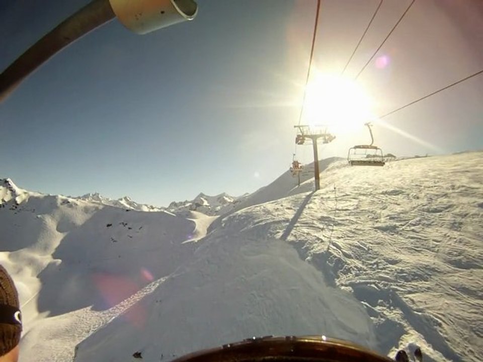 Ski Hors Piste aux 7 laux - Xsens.free.fr - Mars 2013 - Go Pro Hero
