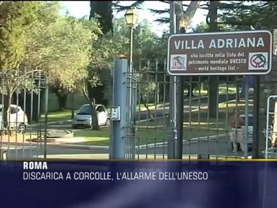 Corcolle, l'allarme dell'Unesco per la discarica