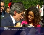 Alemanno in visita alla Moschea