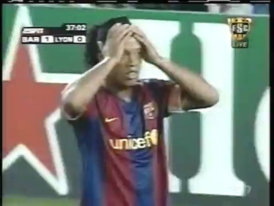 2007 (September 19) Barcelona (Spain) 3-Olympique Lyonnais (Fracne) 0 (Champions League)