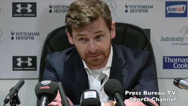 Andre Villas-Boas reaction to Tottenham vs Arsenal