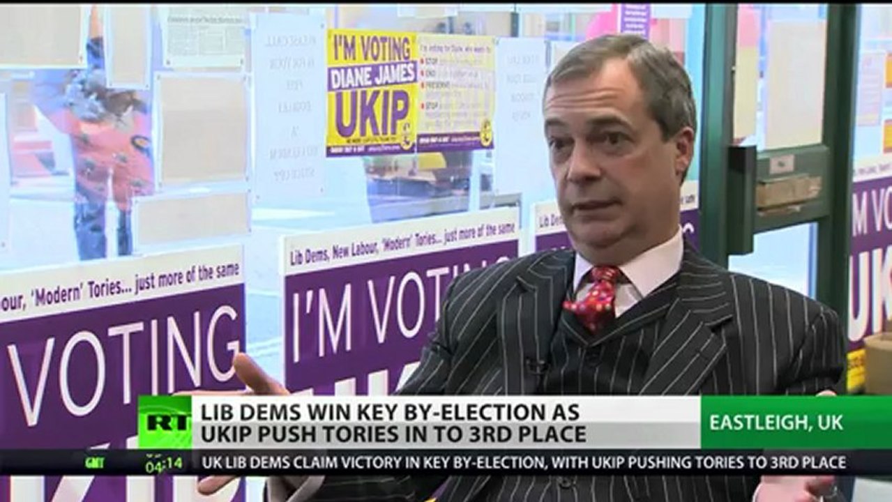 Lib Dems win key by-election as UKIP pushes Tories into 3rd place