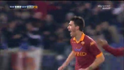 AS ROMA - Genoa 2-1 (Romagnoli Goal)