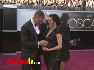 Jenna Dewan-Tatum Oscars 2013 Fashion Arrivals
