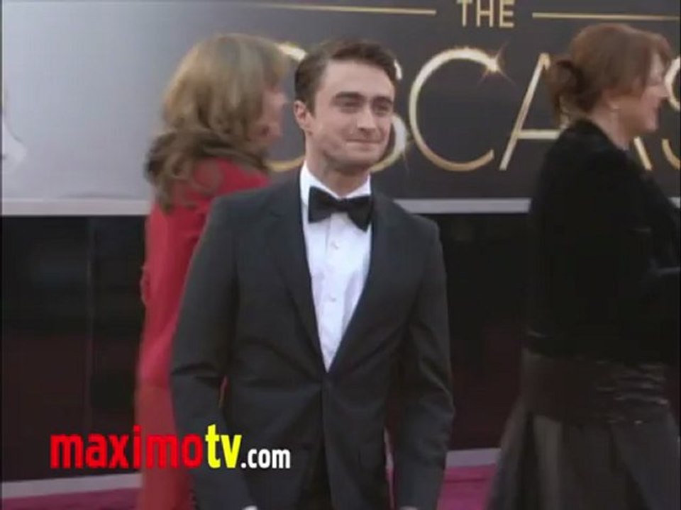 Daniel Radcliffe Oscars 2013 Fashion Arrivals
