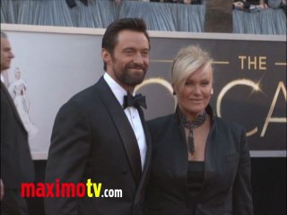 Hugh Jackman Oscars 2013 Fashion Arrivals