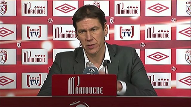 Conférence de presse LOSC Lille - Girondins de Bordeaux : Rudi GARCIA (LOSC) - Francis GILLOT (FCGB) - saison 2012/2013