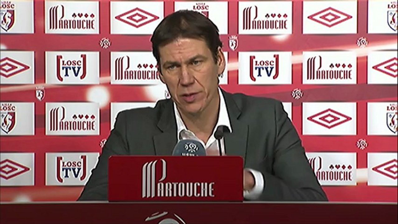 Conférence de presse LOSC Lille - Girondins de Bordeaux : Rudi GARCIA (LOSC) - Francis GILLOT (FCGB) - saison 2012/2013