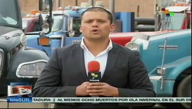 Transportistas se suman a las protestas sociales en Colombia