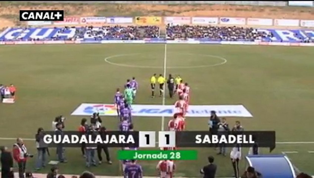 Liga Adelante Guadalajara 1 Sabadell  1