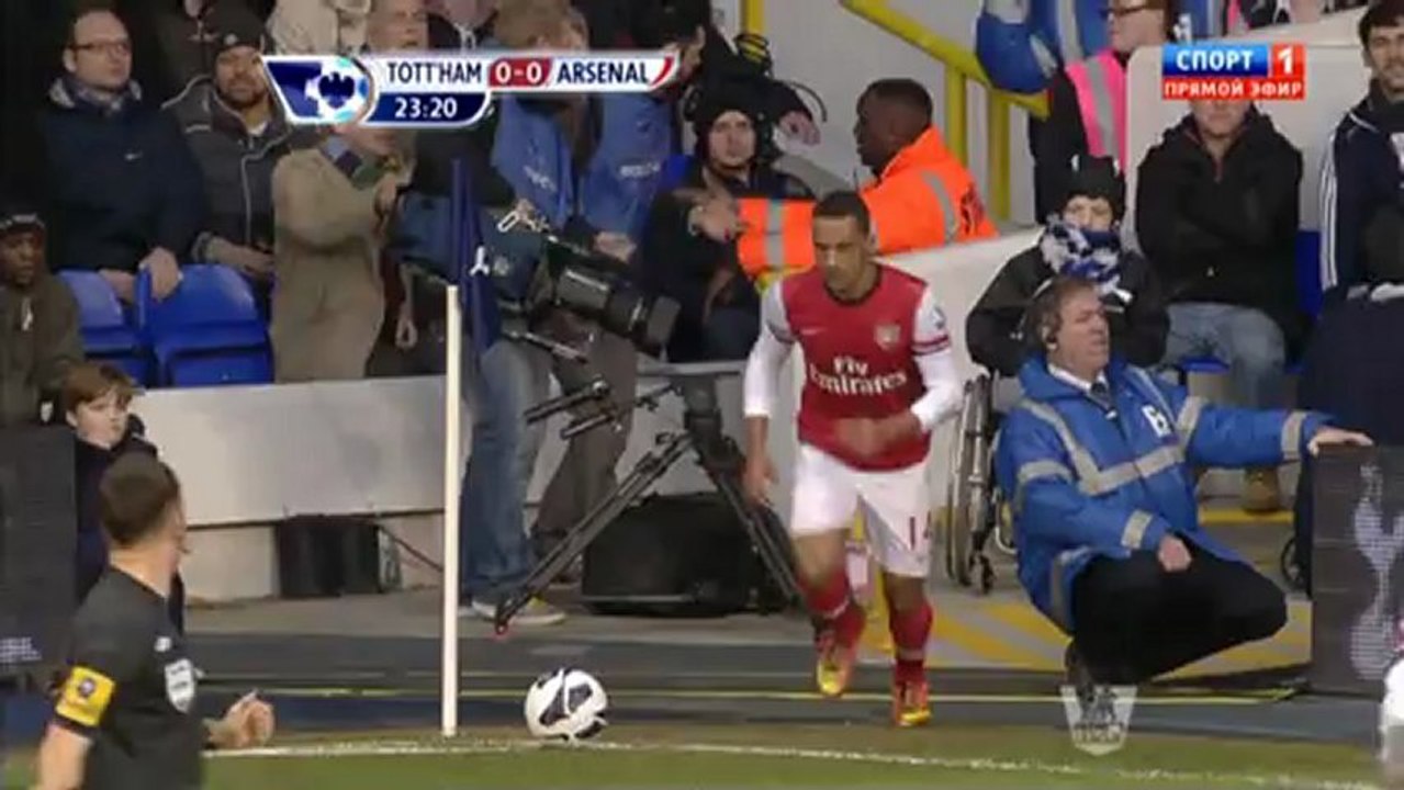 Чемпионат Англии 2012-13 / 28 тур / Тоттенхэм - Арсенал / 1 тайм