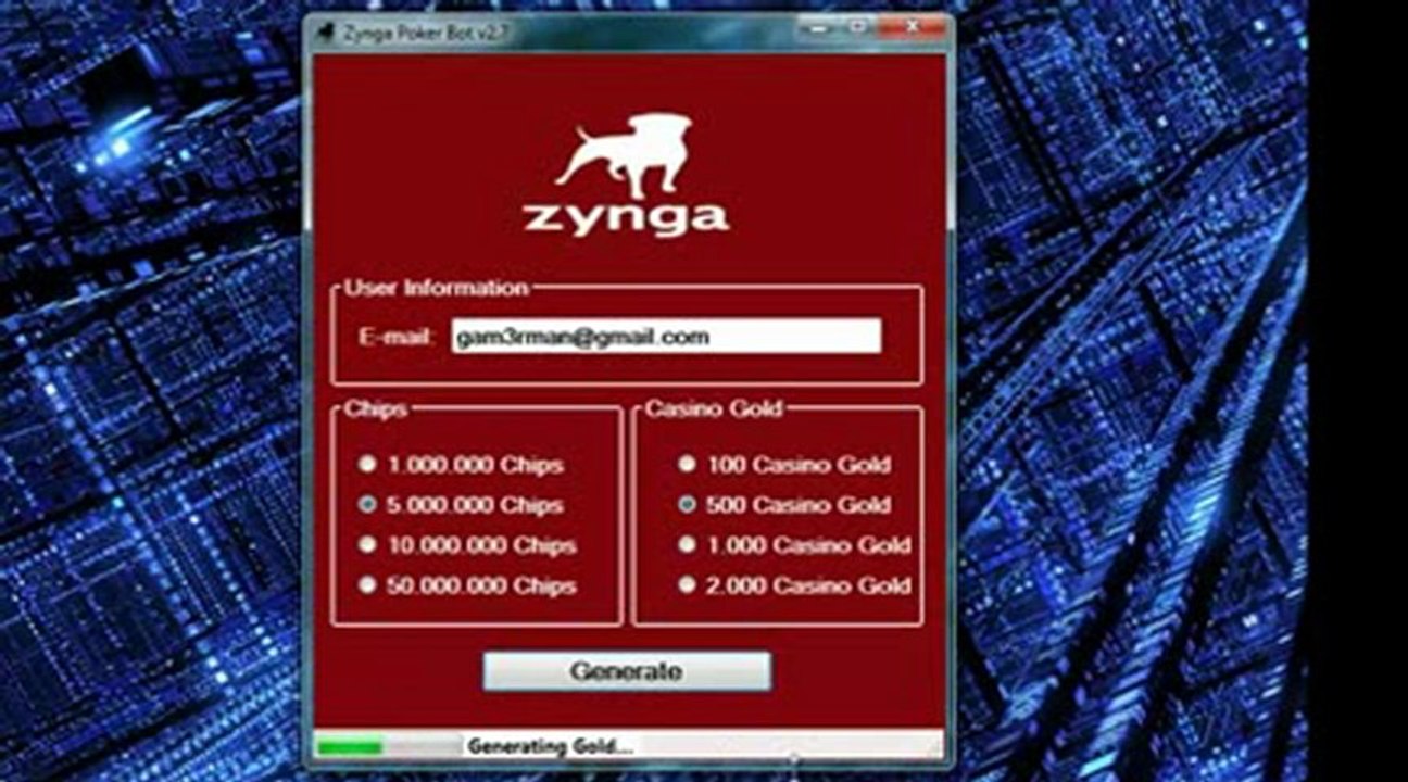 Zynga Poker Chip © Hack Cheat FREE DOWNLOAD