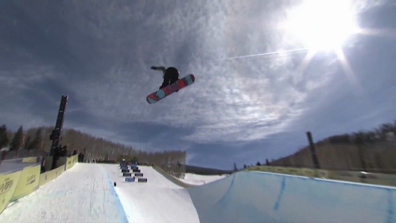 Snowboard - Kelly Clarks winning run at the Burton US Open 2013 - Halfpipe World Snowboard Tour Champion