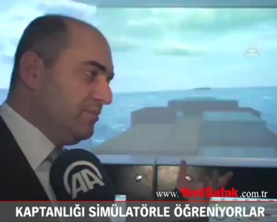 Kaptanlığı simülatörle öğreniyorlar