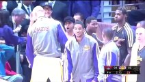 Kobe Bryant claque un dunk rageur lors de Los Angeles Lakers - Atlanta Hawks
