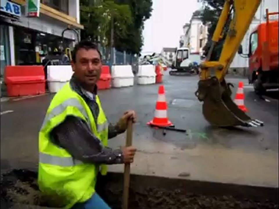 Travaux centre ville Tarbes