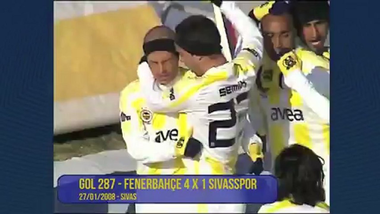 Alex de Souza - 287º gol - Fenerbahçe 4 x 1 Sivasspor
