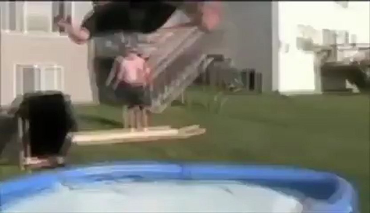 Un toboggan fait maison