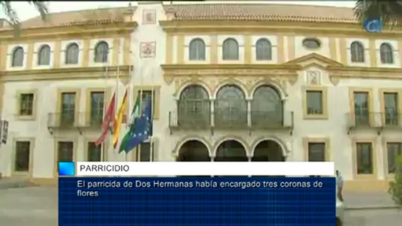 El parricida de Dos Hermanas había encargado tres coronas de flores