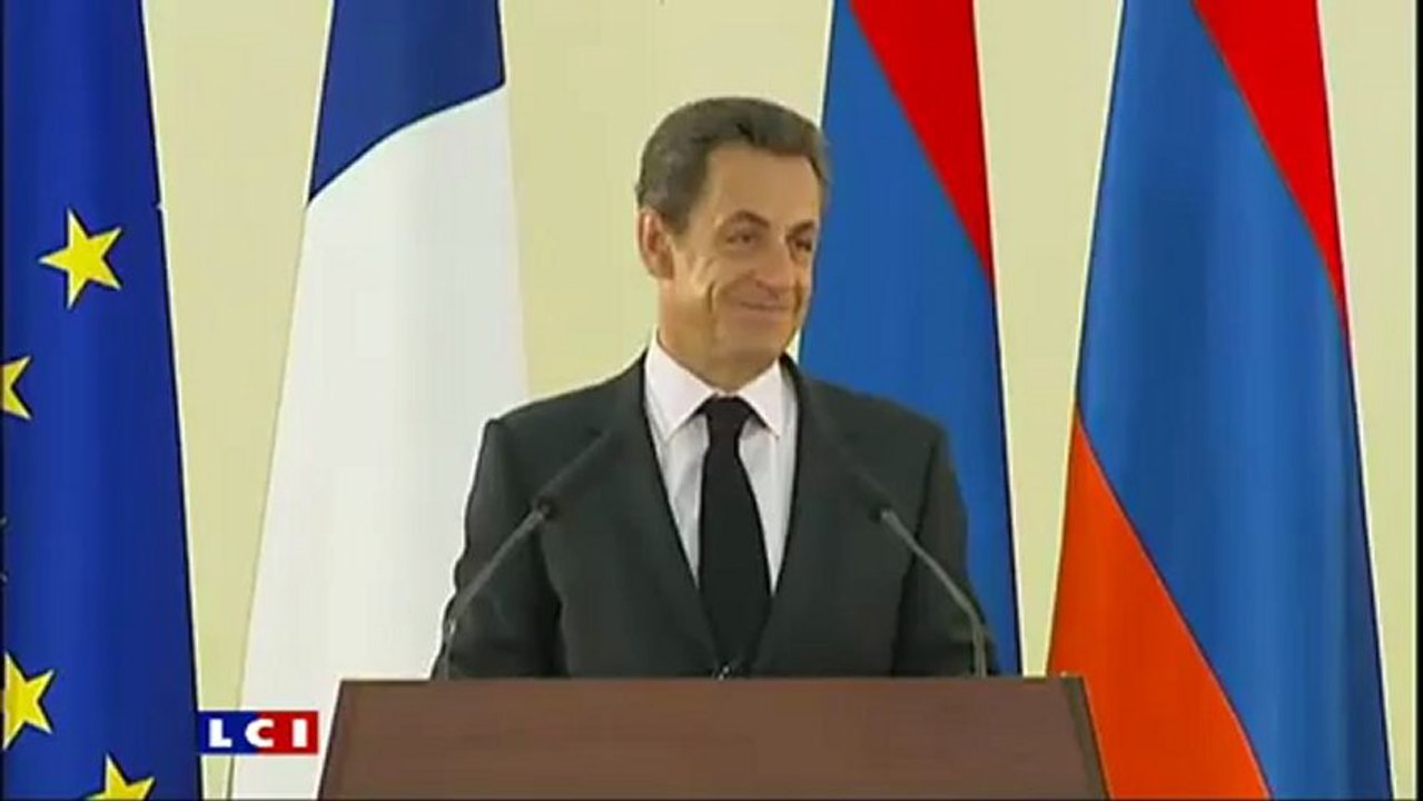 Nicolas Sarkozy s'adresser au gouvernement turc à propos du génocide arménien