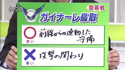 いちおしスポーツ　Ｊリーグ３年目　ガイナーレ鳥取　開幕戦初勝利