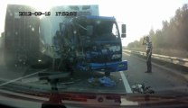 Un routier très chanceux
