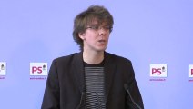 Thierry Marchal-Beck présente la campagne «Démasquons le Front national» des Jeunes socialistes