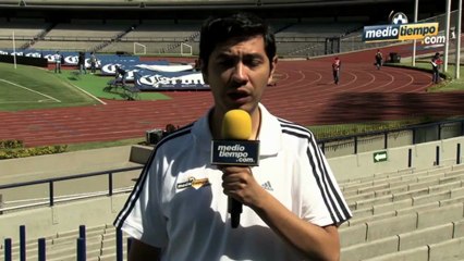 Benjamín Galindo habla del juego ante Pumas.mov