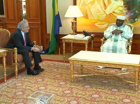 Gabon: Audience du Président Ali Bongo Ondimba avec l'Ambassadeur de France au Gabon