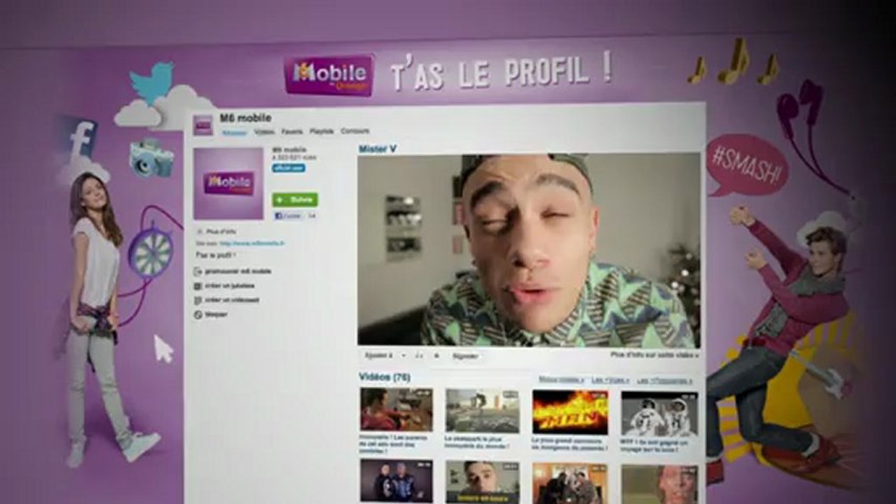 T’as le profil pour tourner une vidéo avec Mister V ? | M6 Mobile - Case Study