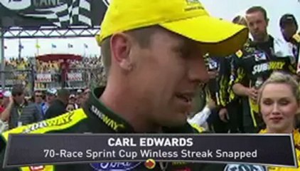 Carl Edwards Talks About Win at Phoenix