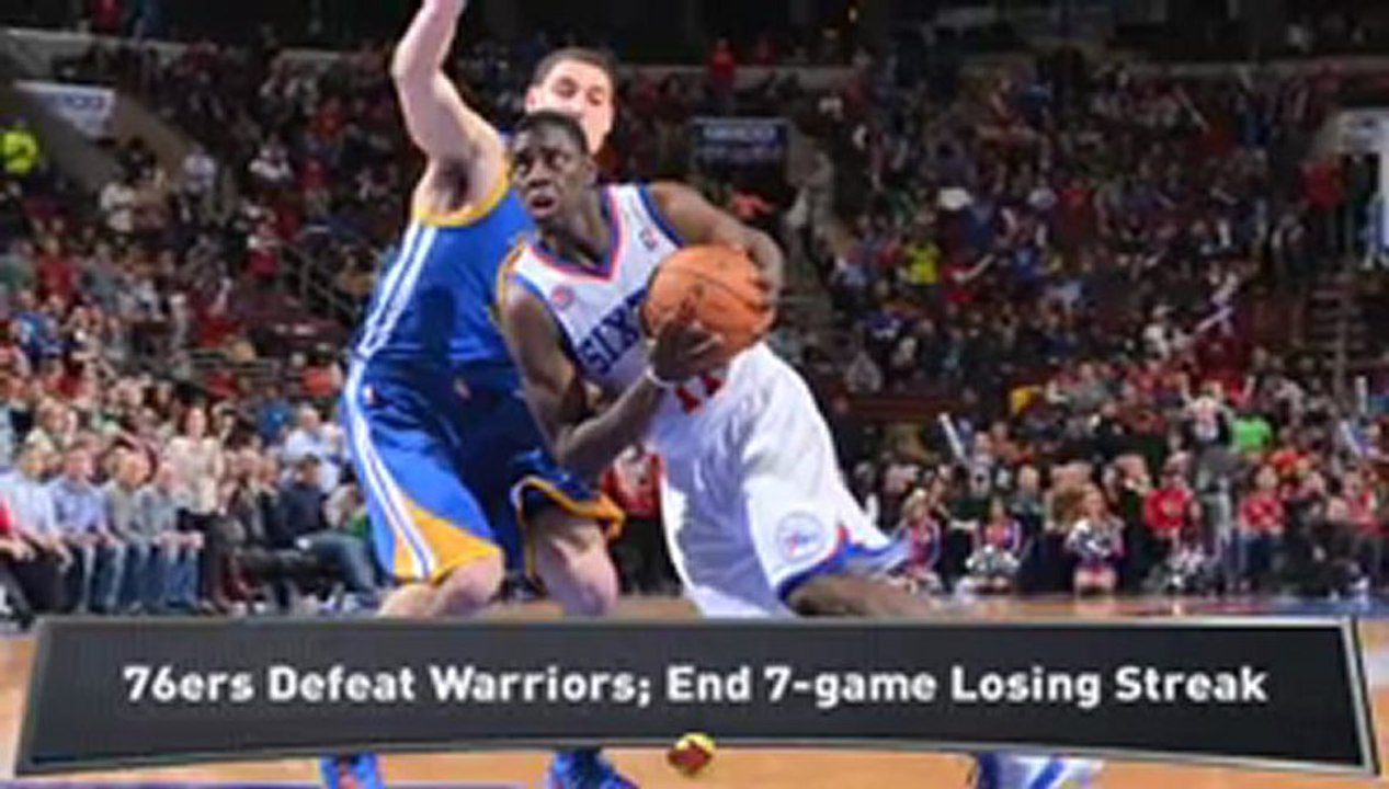 Sixers End Skid; Bulls Defeat Nets