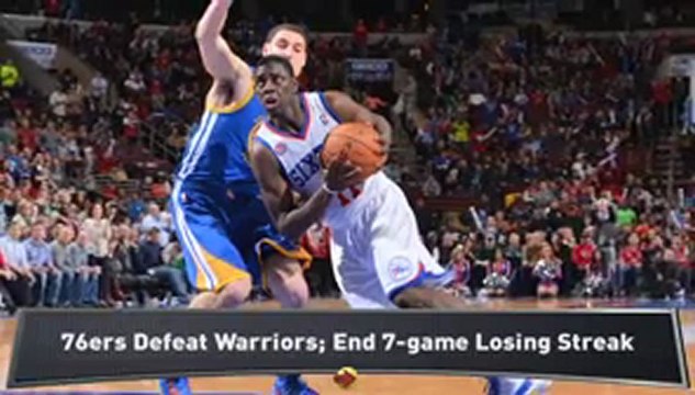 Sixers End Skid; Bulls Defeat Nets