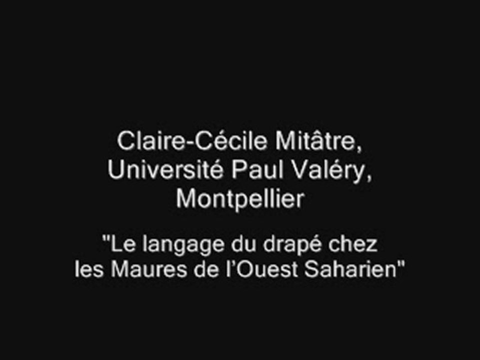 08.01.13 n°1 - Séminaire histoire de la mode et du vêtement - La mode : objet d’études ? (II) - Séance du 8 janvier 2013 – Première partie