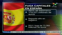 Continúa excesiva fuga de capitales en España