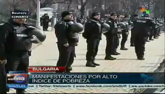 Crecen protestas multitudinarias en Bulgaria