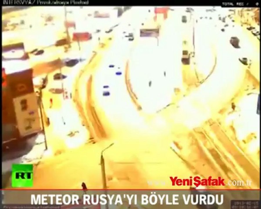 Meteor Rusya'yı böyle vurdu