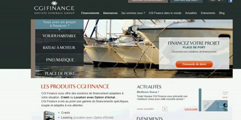 CGI Finance votre bateau