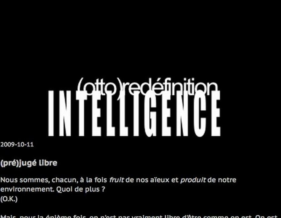 idiosintelligence