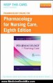 Medicine Book Review: Pharmacology Online for Pharmacology for Nursing Care (User Guide and Access Code), 8e by Richard A. Lehne PhD, Patricia Neafsey RD PhD, Nancy Haugen RN MN PhD, James L. King, Vicky J. King, Kathy Rose RN MSN, Alan P. Agins PhD