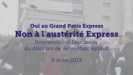 Oui au Grand Paris Express - Non à l'austérité Express
