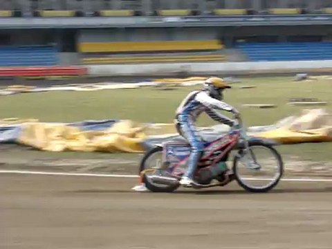 Pierwszy trening Stali na torze w 2013 roku