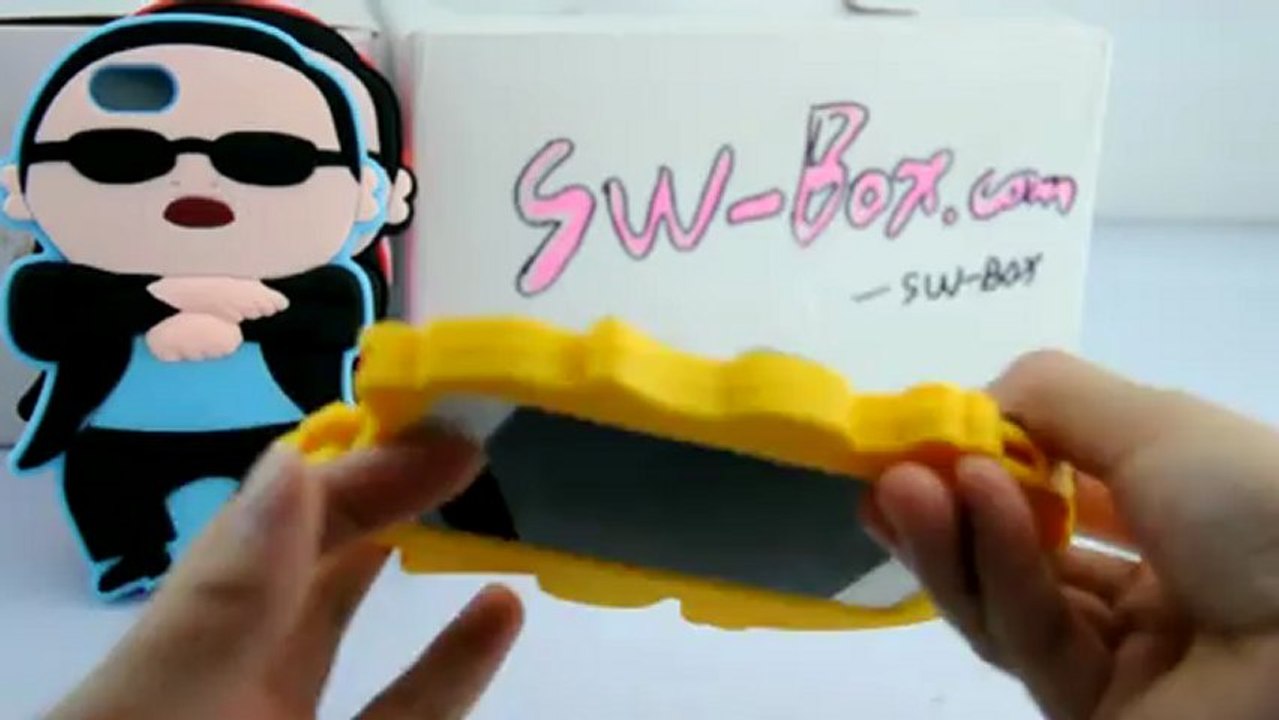 3D Gangnam styled Silicone Case for iPhone 5 5G