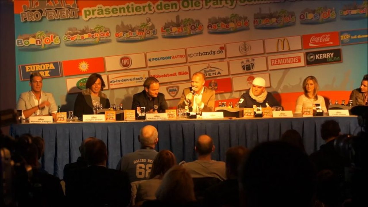 (Ole´2013) Die große Pressekonferenz zu den Olé Party´s